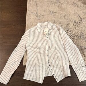 Tory Burch cinched button down top